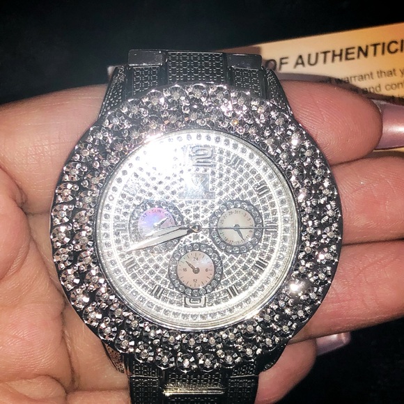 REAL DIAMOND EXCLUSIVE collection mens Bling watch - Picture 3 of 17